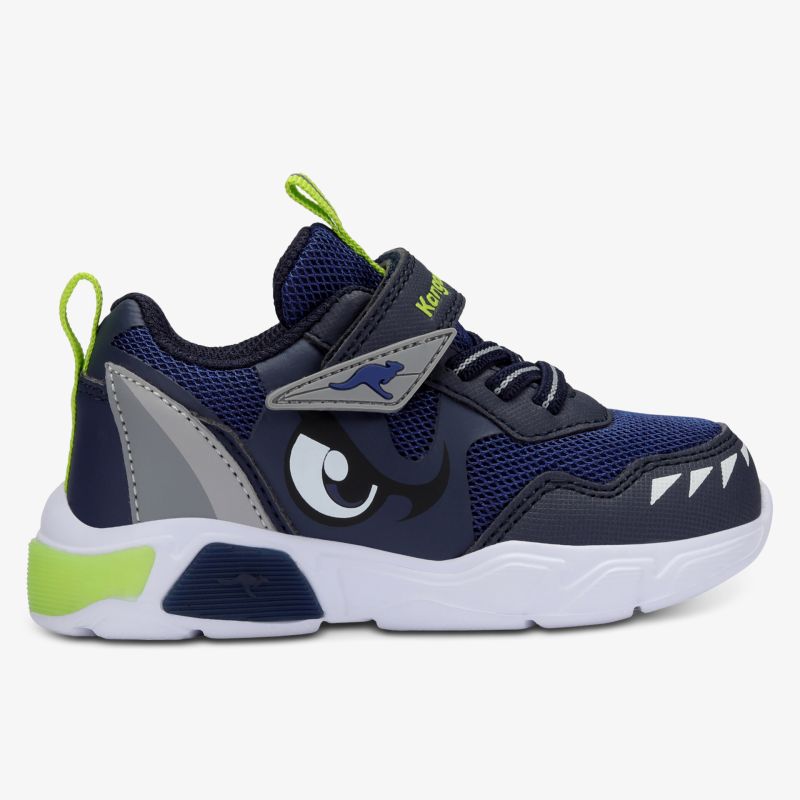 Sportlicher Sneaker mit atmungsaktivem Mesh, bequemer Passform und rutschfester Sohle in Blau und Grün