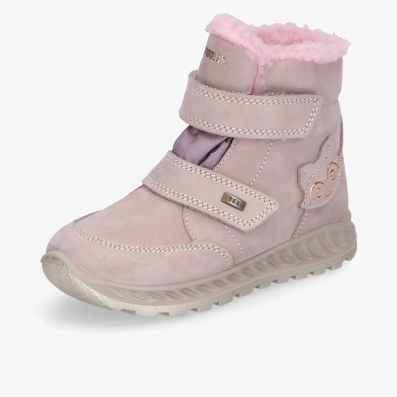 Warmer Schuh mit weichem Innenfutter, rutschfester Sohle und doppeltem Klettverschluss für optimalen Halt und Komfort