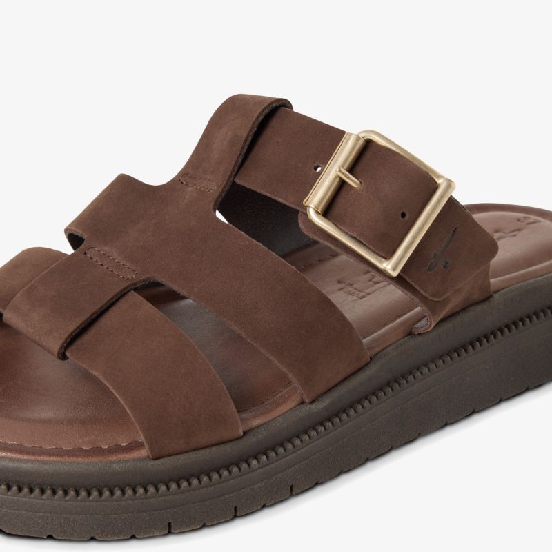 Bequemer Sommerschuh mit breitem Komfortriemen und verstellbarer Schnalle, robuste rutschfeste Sohle