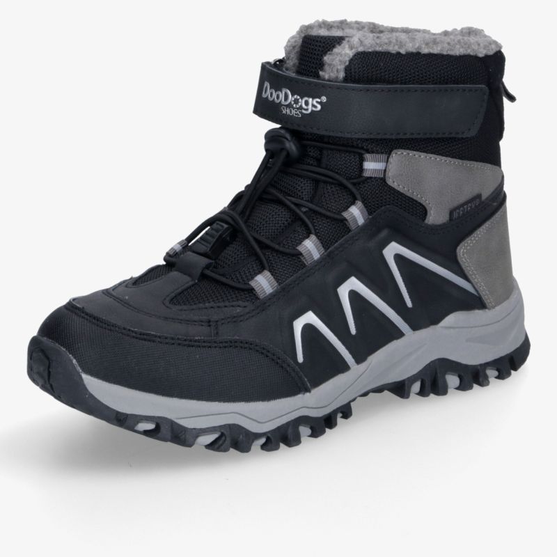 Robuste Outdoor-Wanderschuhe mit wasserdichtem Material und rutschfester Sohle für anspruchsvolle Touren.