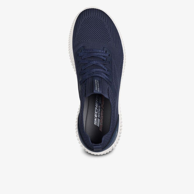 Sportlicher Sneaker in Navy-Blau mit weißer Sohle und atmungsaktivem Obermaterial. Perfekt für Alltag und Freizeit.