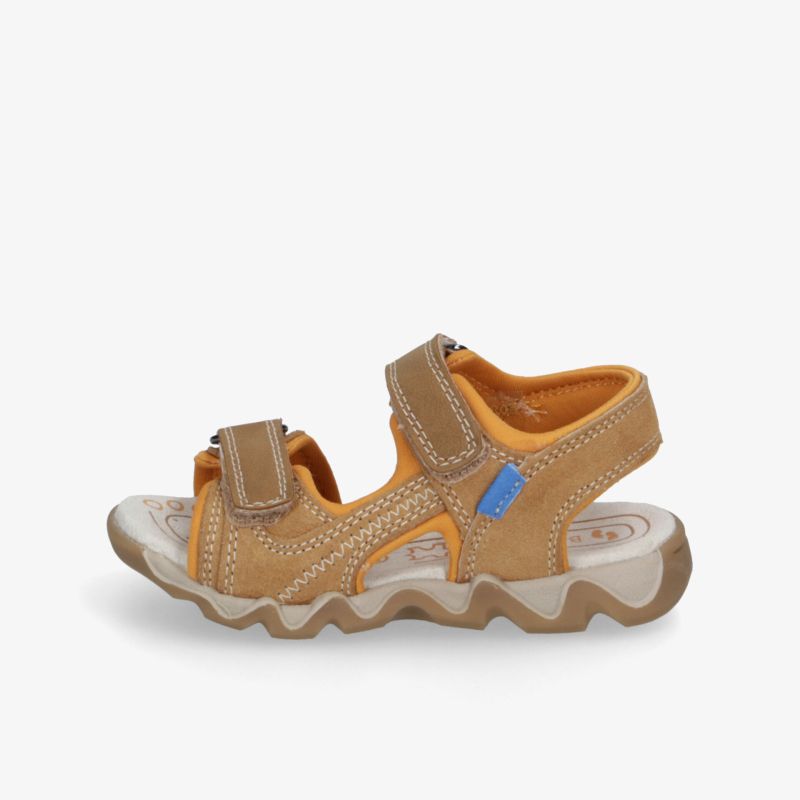 Bequeme Sandale mit verstellbaren Klettverschlüssen und rutschfester, flexibler Sohle für optimalen Tragekomfort