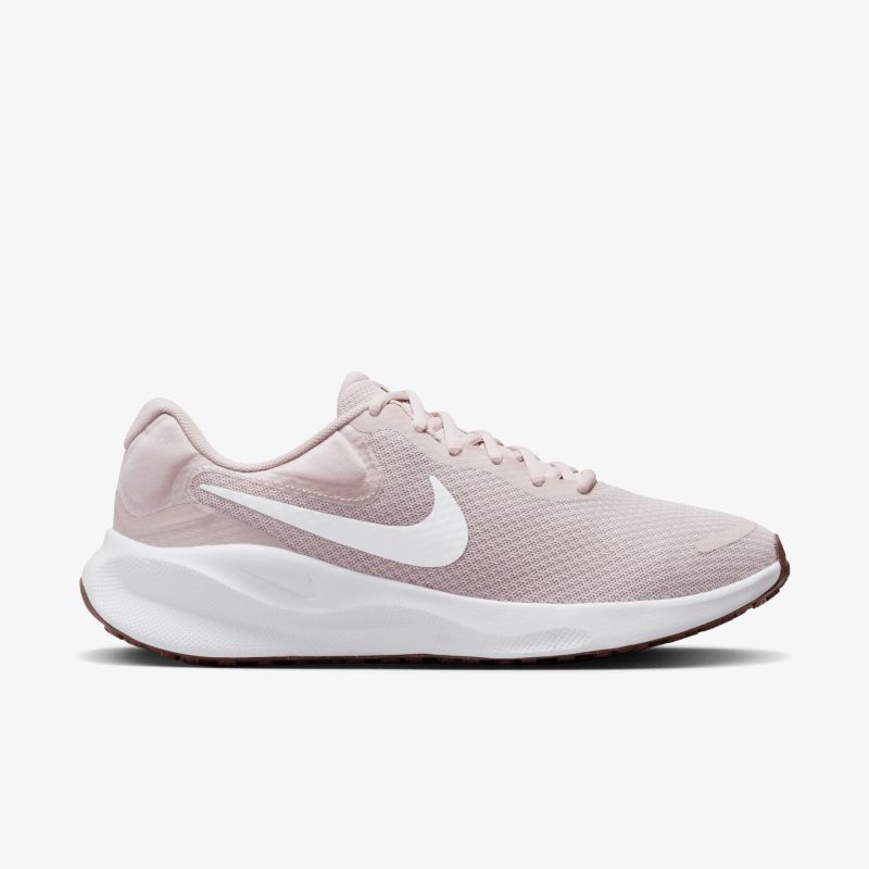 Leichter, atmungsaktiver Nike Laufschuh in Rosa mit weißem Logo, bequem und stoßdämpfend für sportliche Aktivitäten