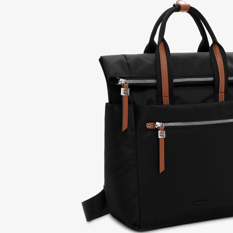 Moderner robuster Rucksack mit praktischen Seitentaschen und hochwertigen Reißverschlüssen, ideal für den Alltag