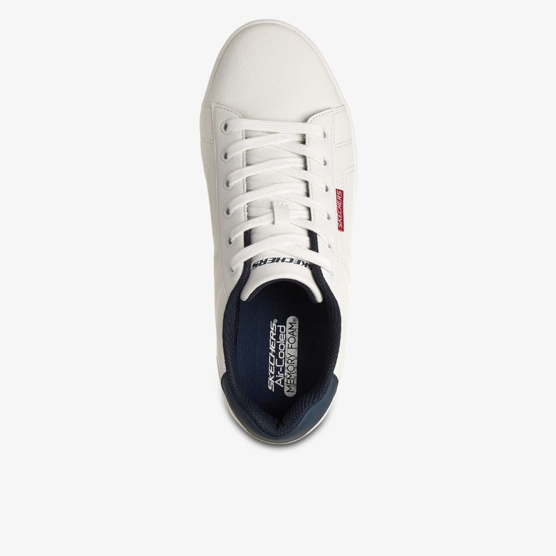 Klassischer weißer Sneaker mit elegantem Design und Komfort