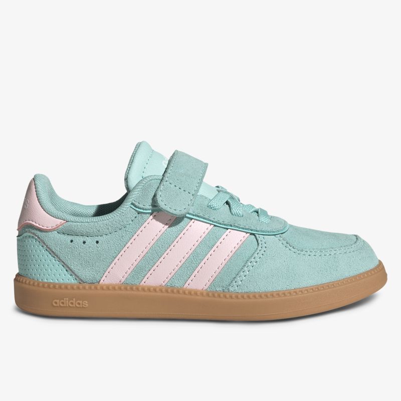 Sportlicher Sneaker mit rutschfester Sohle und flexiblem Klettverschluss in modernen Pastellfarben