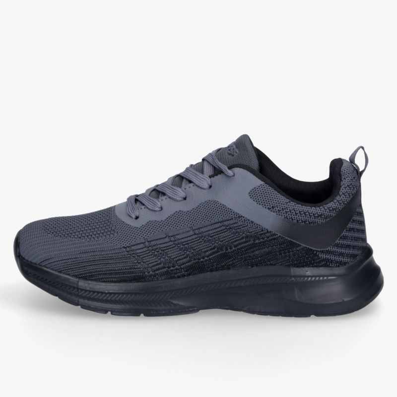 Leichter grauer Sneaker mit atmungsaktivem Material und flexibler Sohle für hohen Tragekomfort