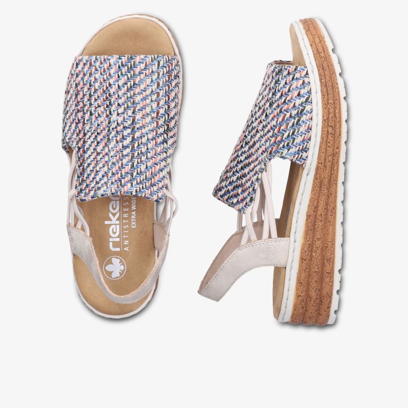 Moderne Sandalen mit elastischem Riemen und komfortabler Laufsohle, ideal für entspannte Sommertage