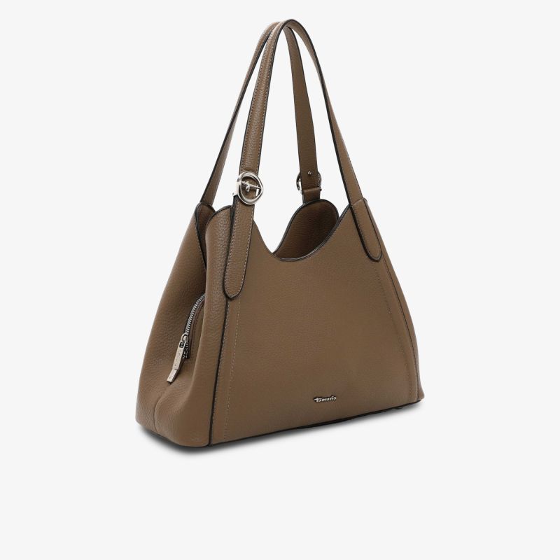 Elegante braune Handtasche mit modernem Design und hochwertigem Material, geräumig und praktisch