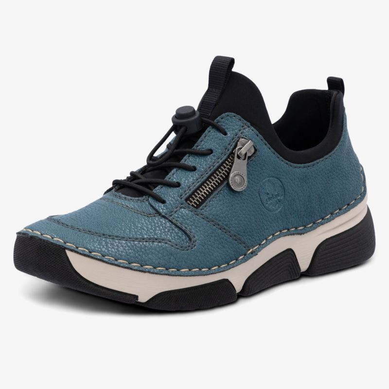 Bequemer stylischer Sneaker mit Reißverschluss und flexibler Sohle für hohen Tragekomfort
