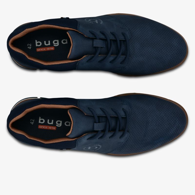 Elegante dunkelblaue Schuhe mit bequemem Tragekomfort und stilvollem Design.
