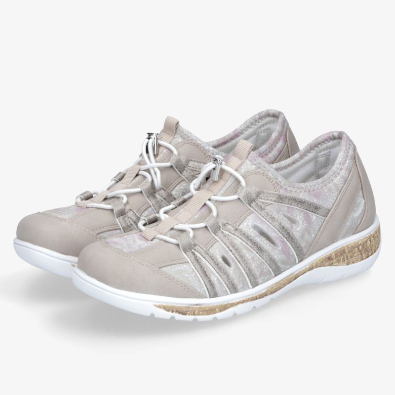 Leichte, flexible Freizeitschuhe in Grau mit atmungsaktivem Material und rutschfester Sohle, ideal für Alltag und Sport