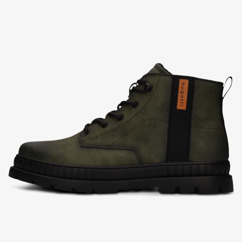 Robuster Schnürstiefel mit rutschfester Sohle und modernem Design, ideal für komfortablen Halt im Outdoor-Bereich