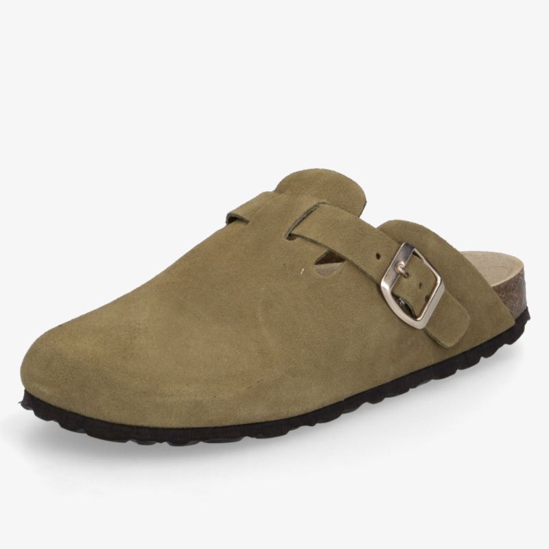 Bequemer Schlupfschuh mit verstellbarem Riemen und rutschfester Sohle in schlichtem, hochwertigem und langlebigem Design