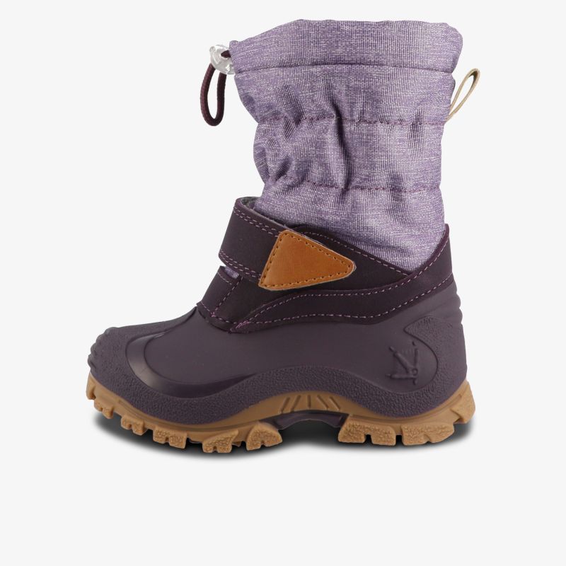 Robuster wasserfester Winterstiefel mit isolierendem Schaft und rutschfester profilierter Sohle