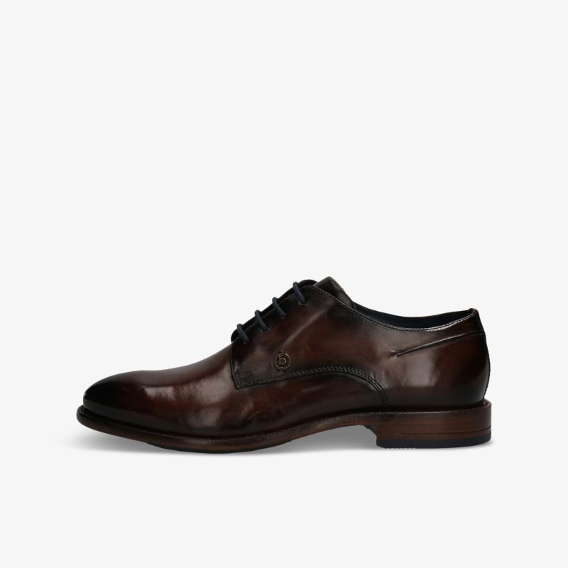 Eleganter Lederschuh in klassischem Braun für stilvolle Anlässe und Business-Outfits.