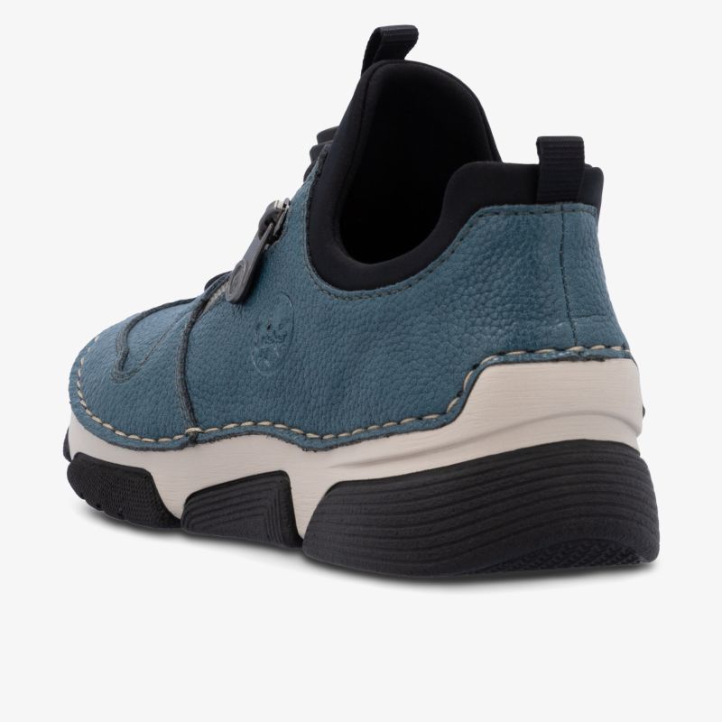 Moderner Schuh mit robustem Design und gepolstertem Schaft, komfortable leichte Sohle, Rückansicht