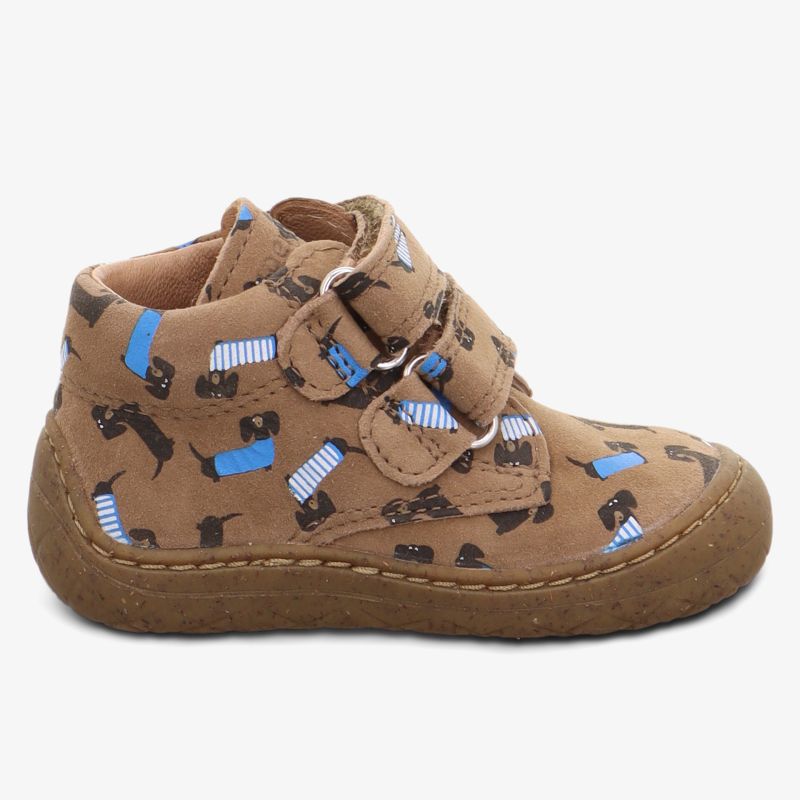 Bequemer Halbschuh mit flexiblen Gummischnallen und modischen blauen Akzenten für hohen Tragekomfort