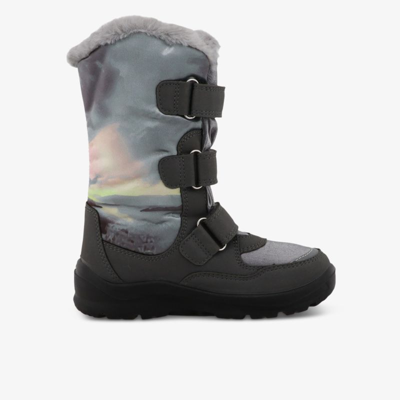 Warmer Winterstiefel mit robusten Schnallen und rutschfester Sohle für optimalen Komfort und Schutz