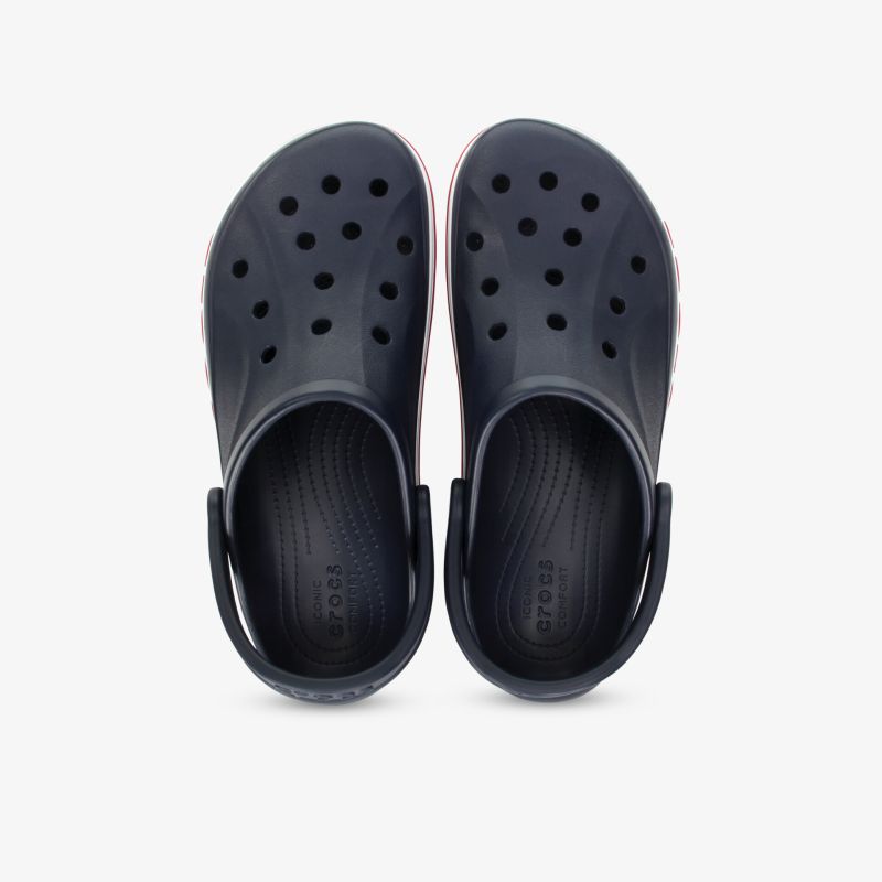 Schwarzes Paar robuster und leichter Clogs mit atmungsaktiven Luftlöchern, komfortables Design