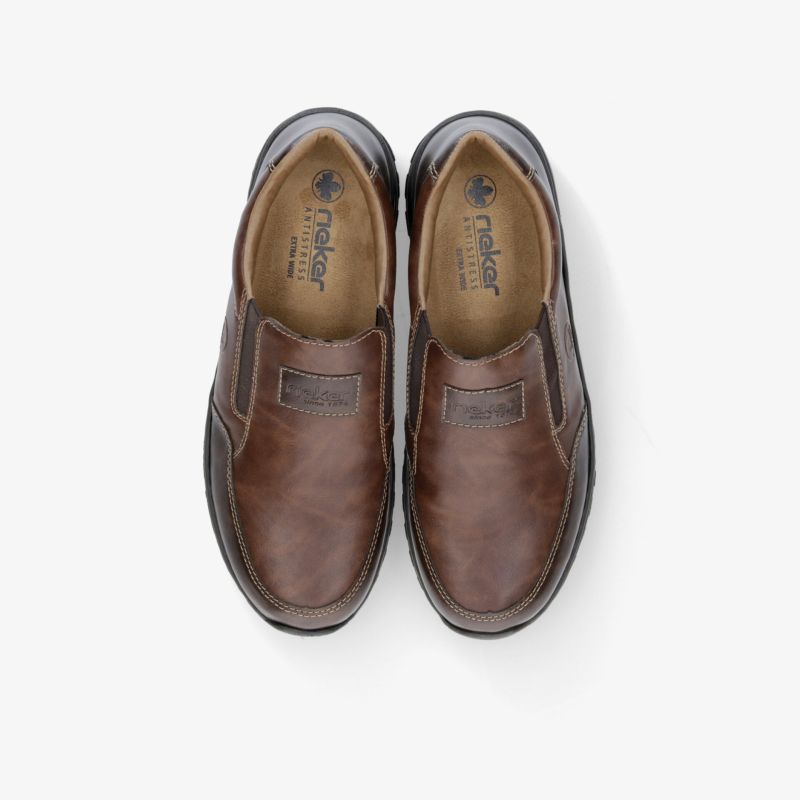 Braune Leder Slipper bequem gepolstert robust mit rutschfester Sohle ideal für Alltag und eleganten Look