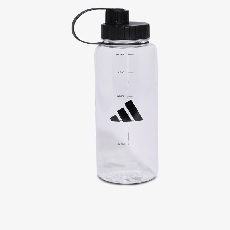 Transparente Sport-Trinkflasche mit auslaufsicherem Verschluss und praktischem Tragegriff, skaliert für genauen Flüssigkeitsstand