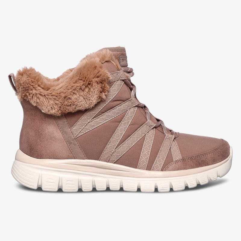 Bequemer Winterstiefel mit warmem, weichem Fellfutter und rutschfester, flexibler Sohle in moderner Optik