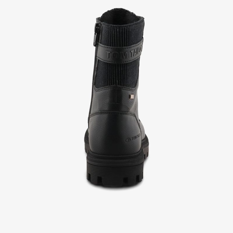 Robuster und stylischer Schuh mit rutschfester Sohle und hohem Tragekomfort, Rückansicht