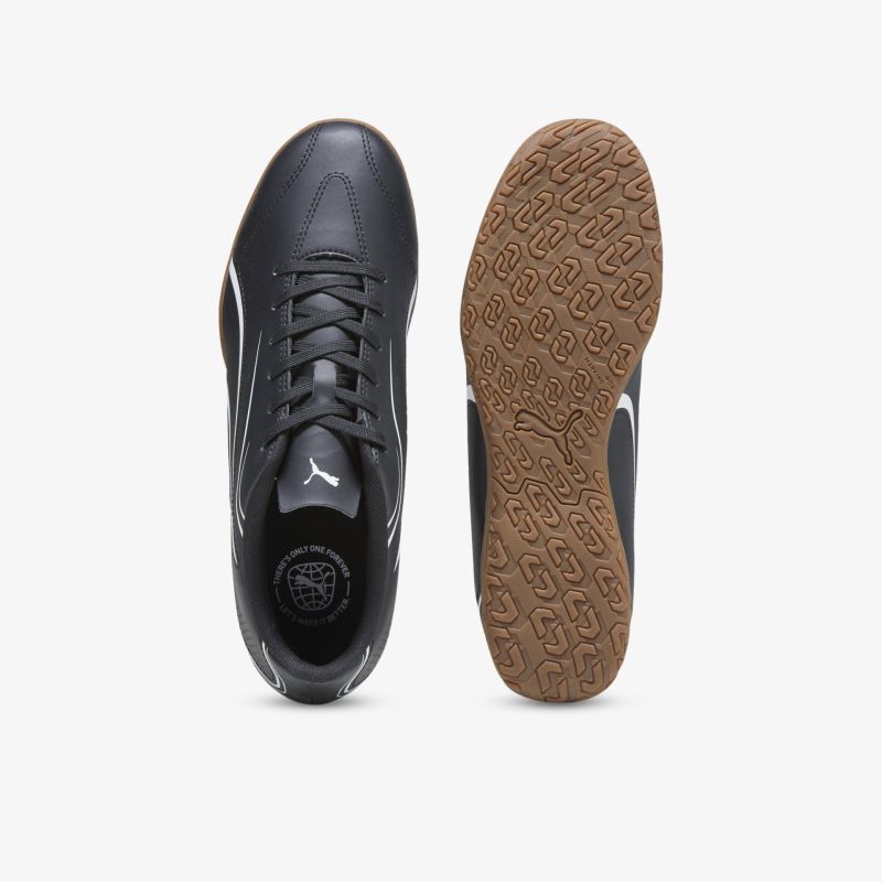 Leichte schwarze Sneaker mit flexiblem Profil und bequemer Passform, sportlich und modisch gestaltet