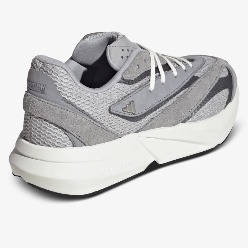 Grauer Sneaker mit atmungsaktivem Material und dämpfender Sohle für komfortables Tragen