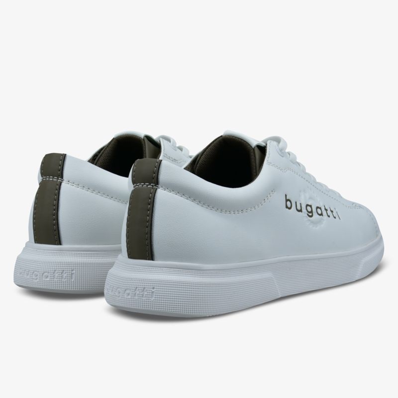 Weiße Sneaker von Bugatti mit modernem Design und komfortabler Passform