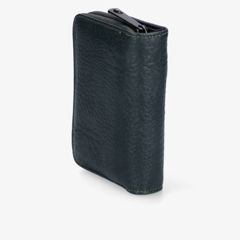 Kompaktes und elegantes Lederportemonnaie in edlem Design, ideal für stilvolle Aufbewahrung.