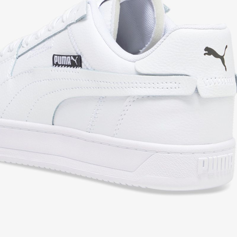 Eleganter weißer Puma-Sneaker mit modernem Design und hohem Tragekomfort.