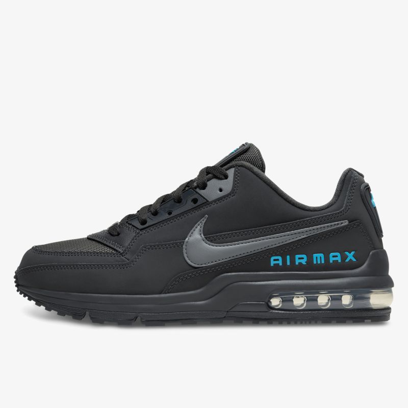 Schwarze Air Max Sneaker mit modernen Details und komfortabler Dämpfung.
