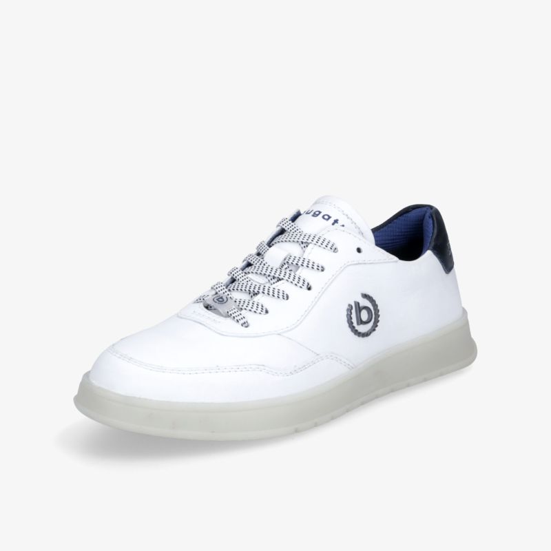 Moderner weißer Sneaker mit komfortabler Schnürung und langlebiger Sohle für sportlichen Stil und optimalen Tragekomfort