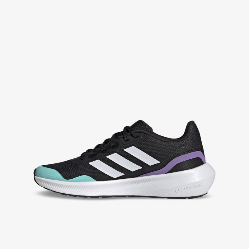 Moderner, leichter Sneaker mit schwarzem Obermaterial und lebendigen Farbakzenten für optimalen Komfort.