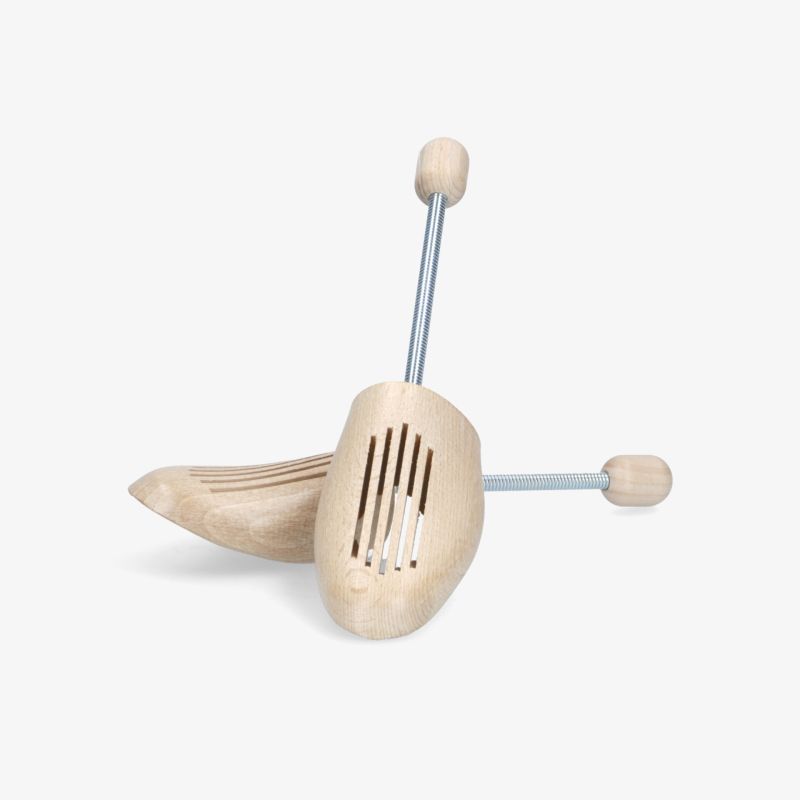 Schuhformer aus Naturholz mit stabilem Griff, langlebig, formbewahrend und funktional für perfekte Schuhpflege