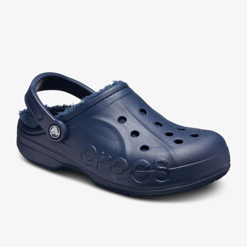 Blauer Clog mit weichem Innenfutter und rutschfester Sohle. Perfekte Wahl für Komfort und Alltagsstil.