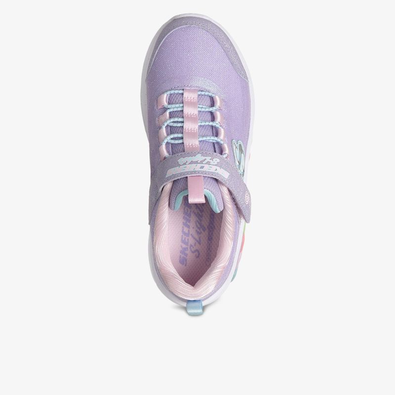 Leichter und bequemer Schuh in Lila und Rosa mit Klettverschluss für optimalen Halt