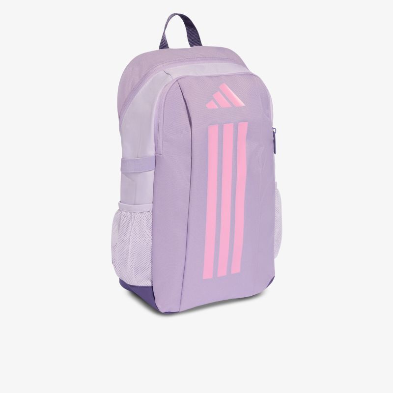 Lila sportlicher Rucksack mit geräumigem Hauptfach und praktischen Seitentaschen