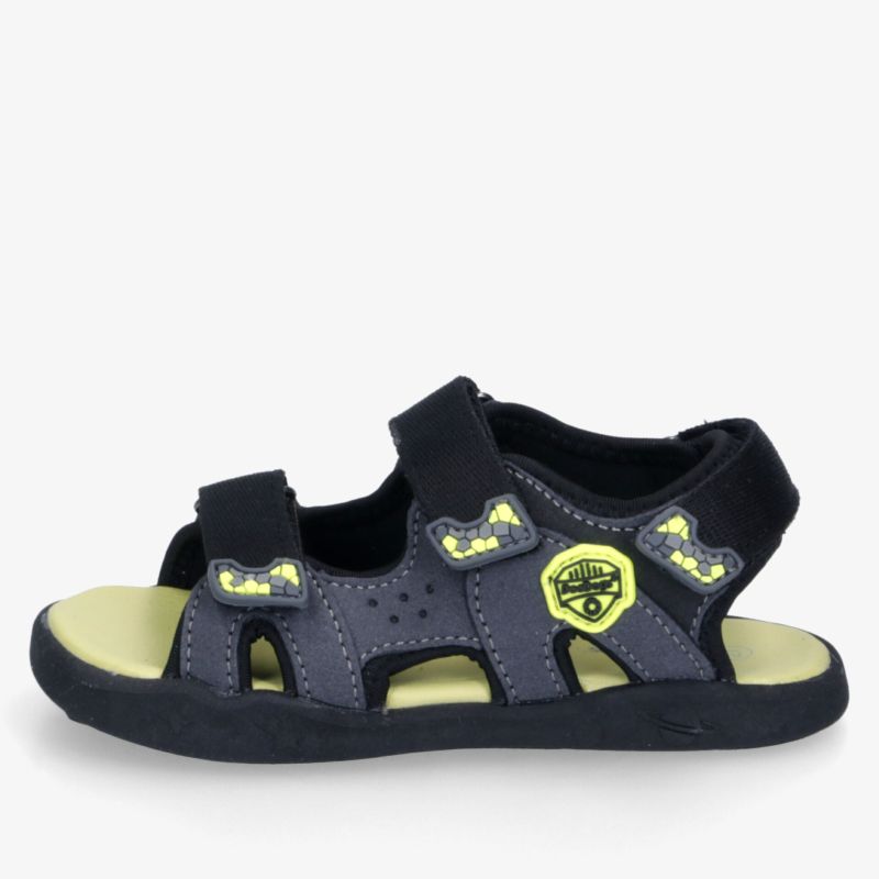 Sportliche Sandale mit atmungsaktivem Design, verstellbaren Klettverschlüssen und rutschfester Sohle für hohen Tragekomfort