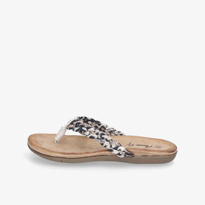 Leichter bequemer Sommer-Flipflop mit weichem Fußbett und modischem Leopardenmuster, rutschfeste Sohle, komfortabler Zehensteg