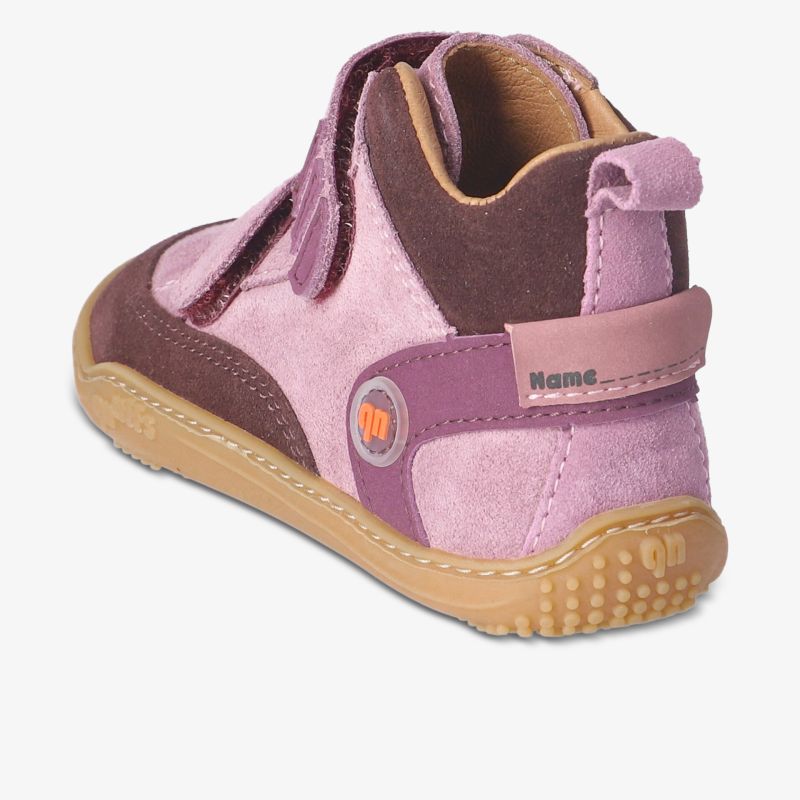 Robuster Halbschuh mit Klettverschluss und rutschfester Gummisohle für sicheren Halt
