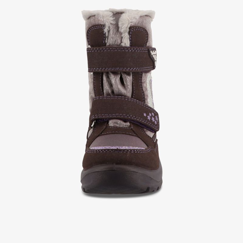 robuster Winterstiefel mit warmem Innenfutter und praktischem Klettverschluss für sicheren Halt