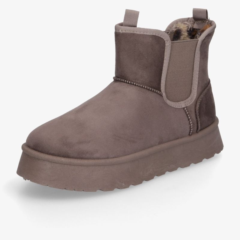 Brauner Chelsea Boot mit weichem Obermaterial, elastischen Seiteneinsätzen und profilierter, komfortabler Sohle