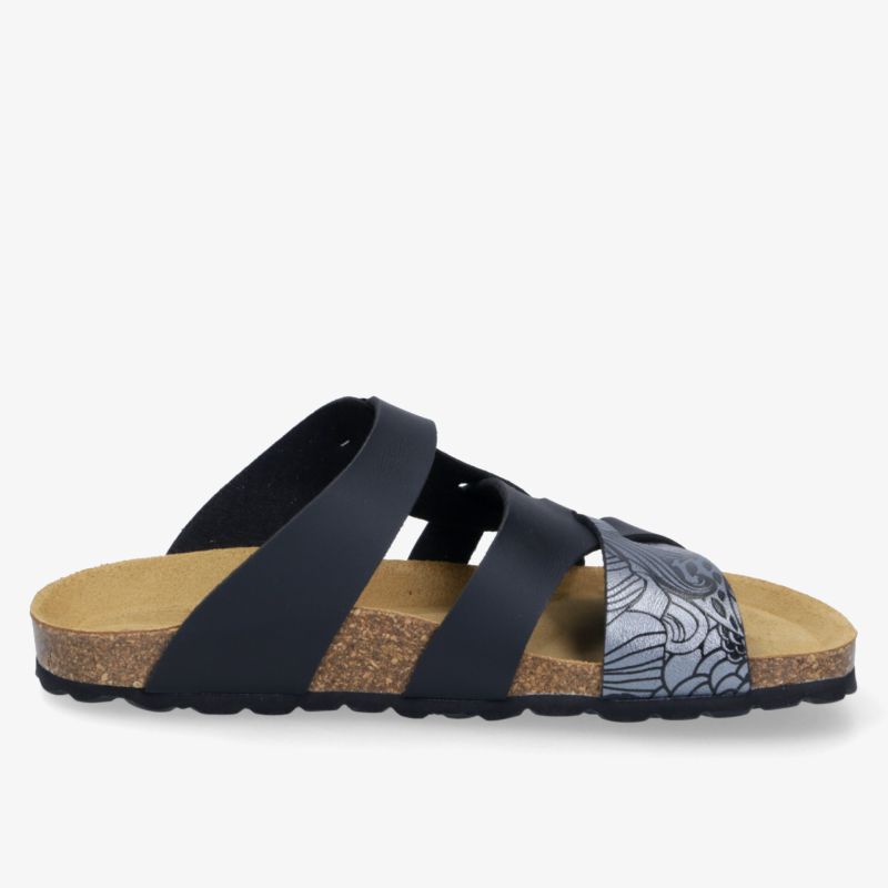 Bequeme Sandale mit verstellbaren Riemen und weicher Korksohle für optimalen Komfort und sicheren Halt