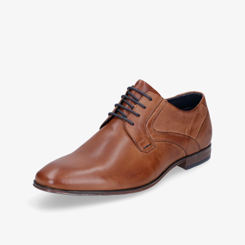 Eleganter brauner Lederschuh mit Schnürung und klassischem Design für stilvolles Auftreten im Alltag.