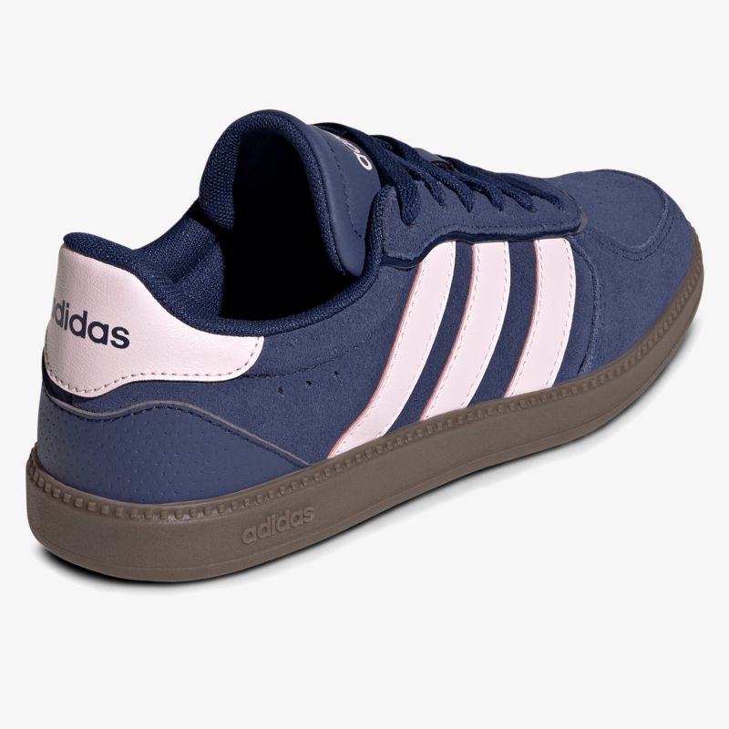 Sportlicher Adidas Schuh mit langlebigem Material und klassischem Streifendesign, bequeme Gummisohle