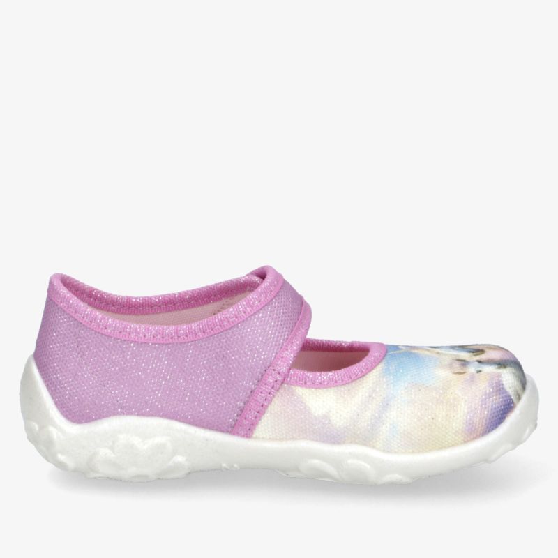Bequemer bunter Kinderschuh mit flexiblem Material, rutschfester Sohle und elastischem Einstieg für hohen Tragekomfort