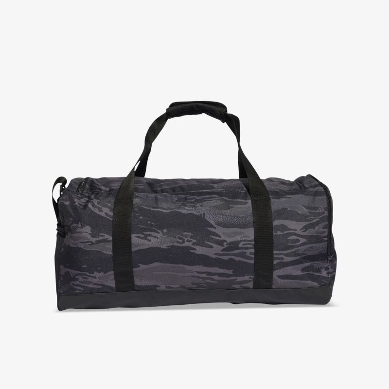 Robuste Reisetasche in schwarzem Grau-Camouflage mit praktischen Tragegriffen und großem Fassungsvermögen